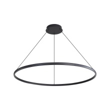 Golden 5460-59 SNB - Golden Lighting Veritas Integrated LED 59in Chandelier in Sand Black